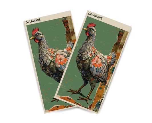 "Delaware - State Mixed Media" Cornhole Wrap