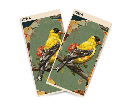 "Iowa - State Mixed Media" Cornhole Wrap