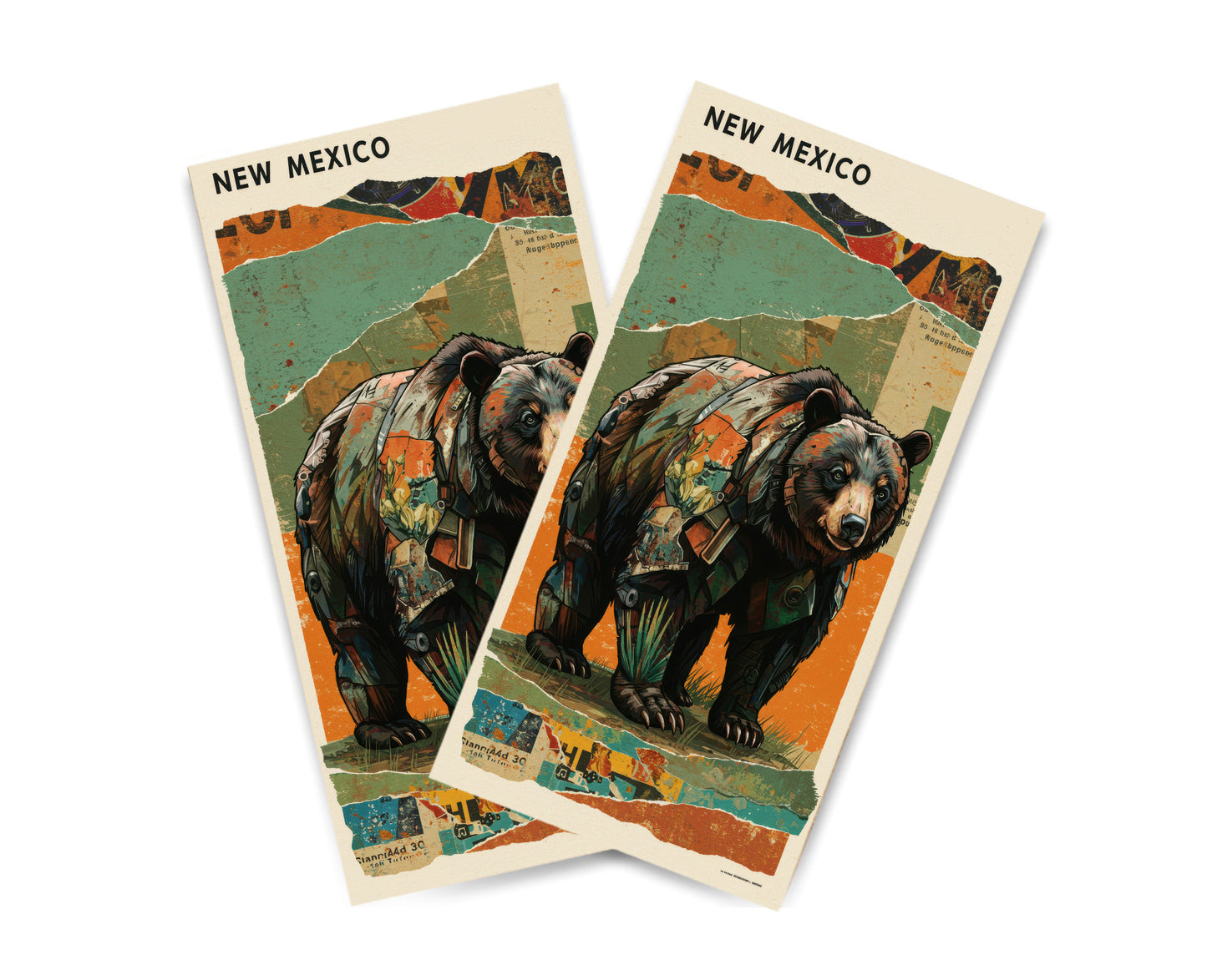 "New Mexico - State Mixed Media" Cornhole Wrap