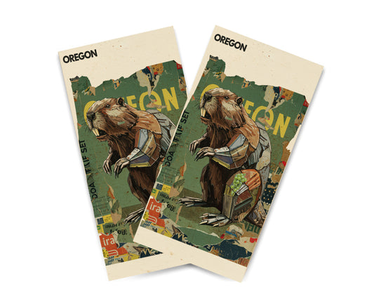 "Oregon - State Mixed Media" Cornhole Wrap