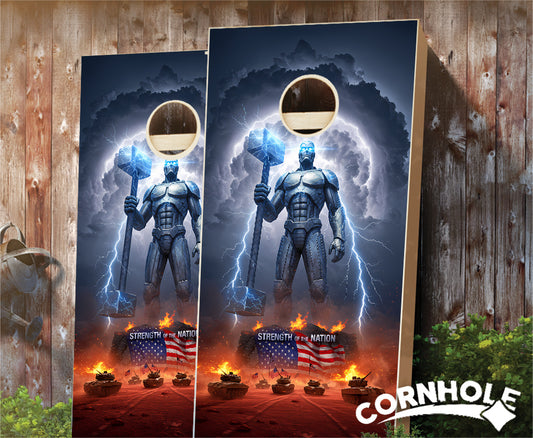 "Strength of the Nation" Cornhole Boards