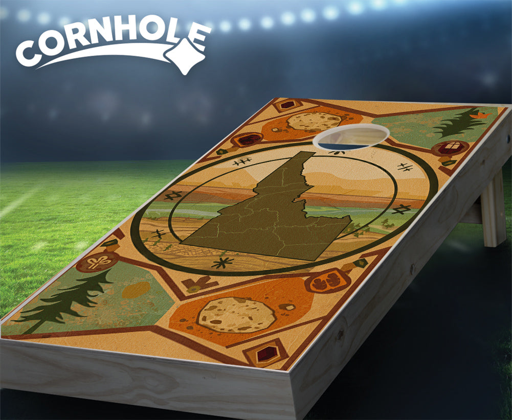 "Idaho - State Wood Homage " Cornhole Boards