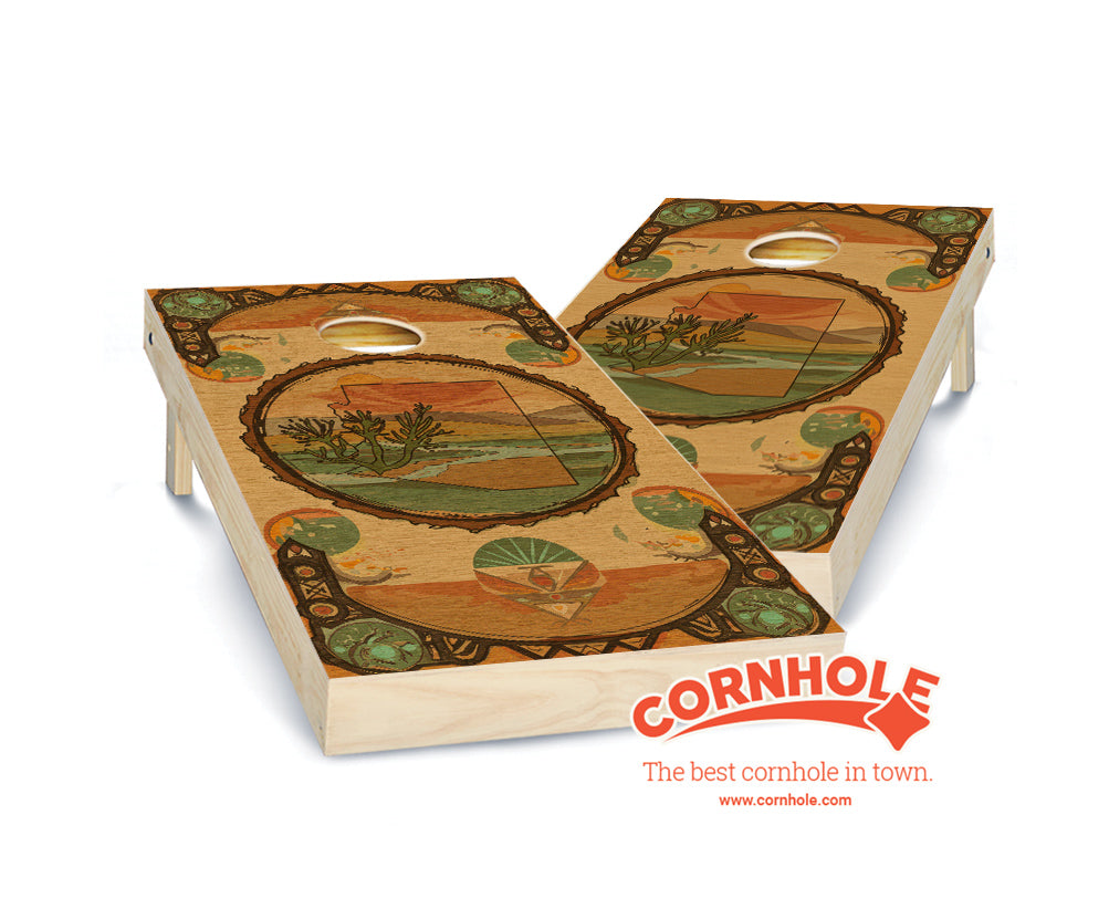 "Arizona - State Wood Homage " Cornhole Boards