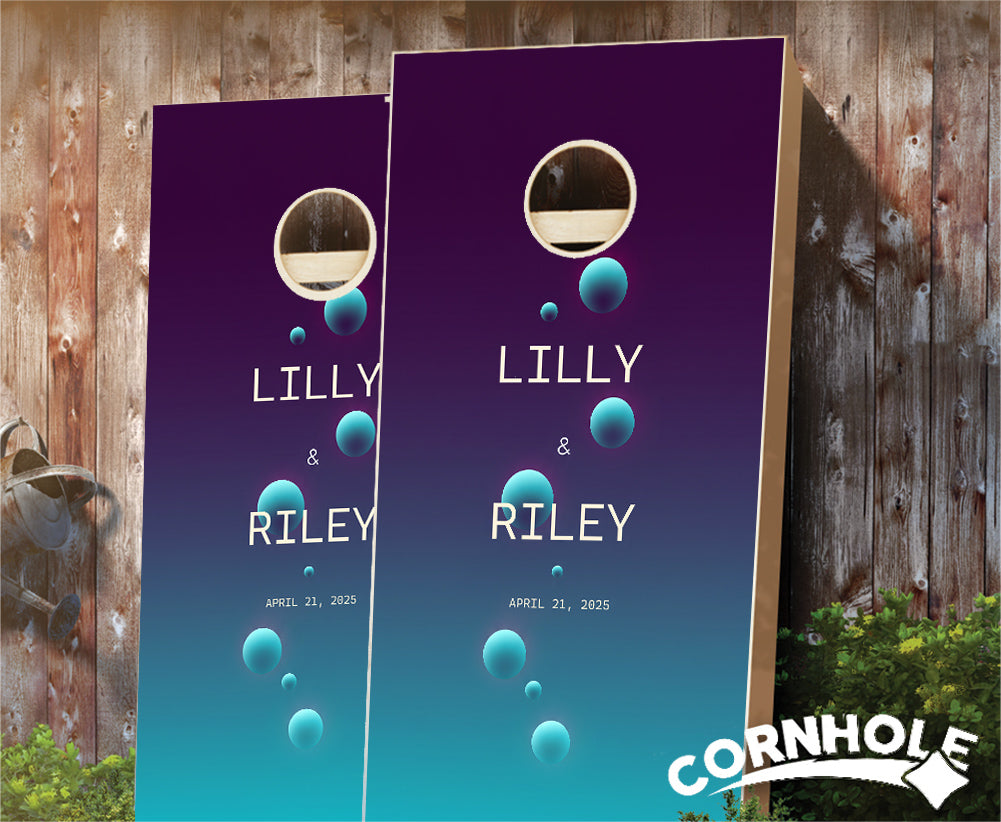 "Elements Combine" Cornhole Boards