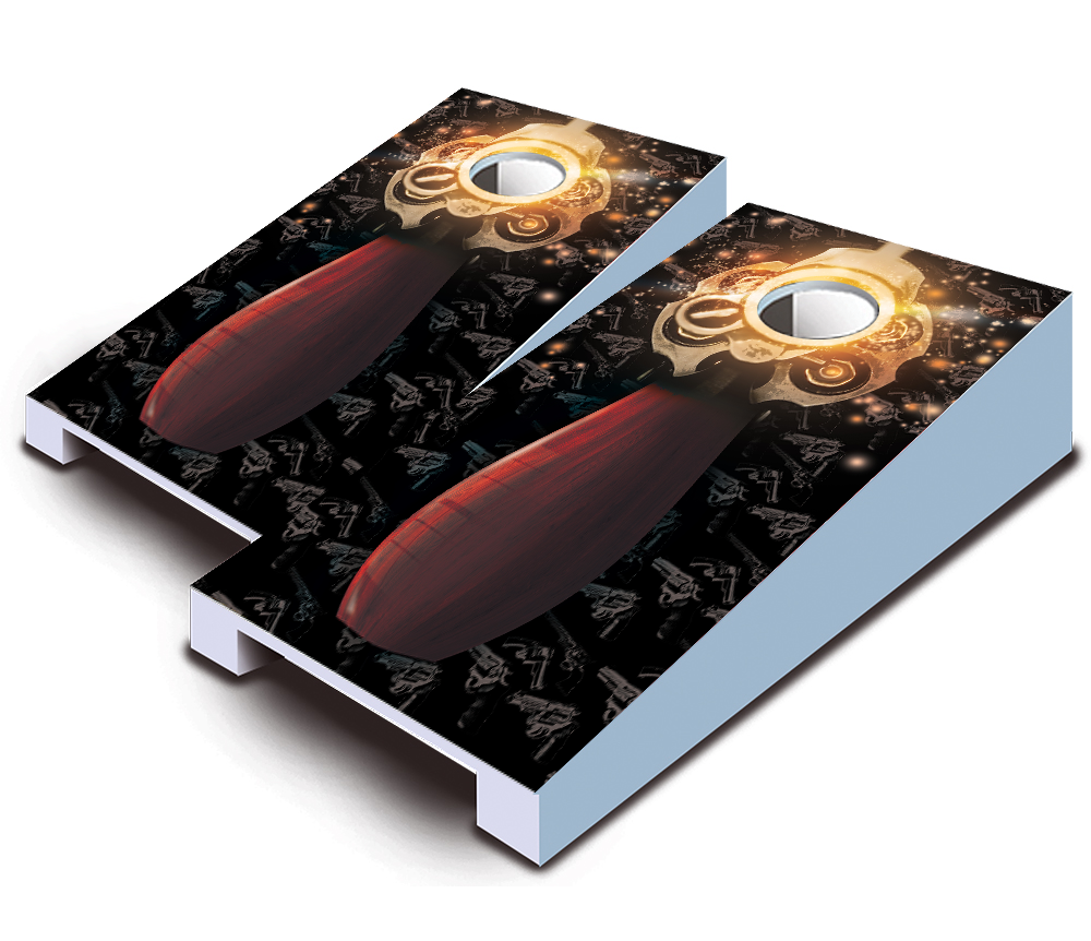 "Revolver" Tabletop Cornhole Boards