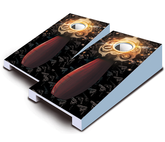 "Revolver" Tabletop Cornhole Boards