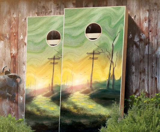 "Wastelands" Cornhole Boards