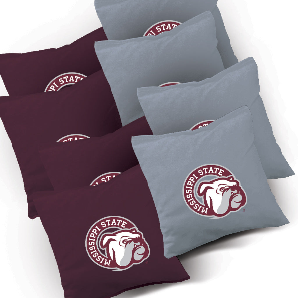 Set of 8 Mississippi State Cornhole Bags