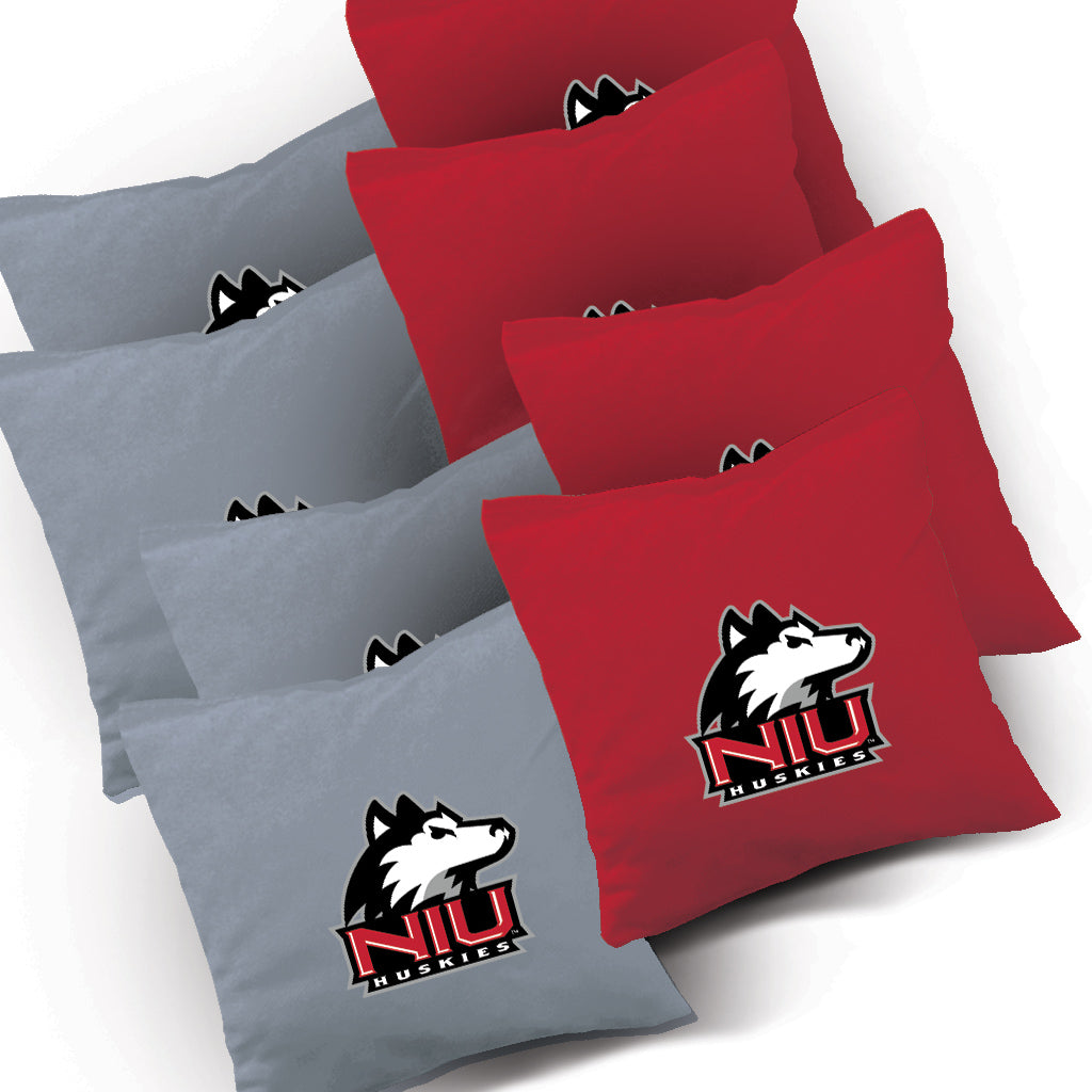 Set of 8 Northern Illinois Cornhole Bags