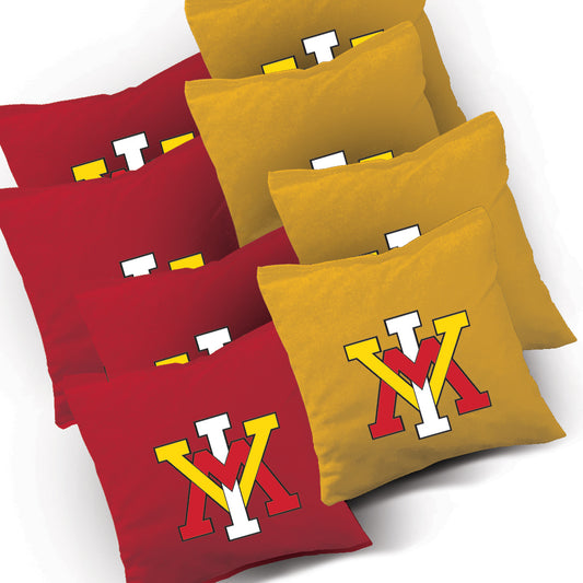 Set of 8 Virginia Military Institute State Cornhole Bags