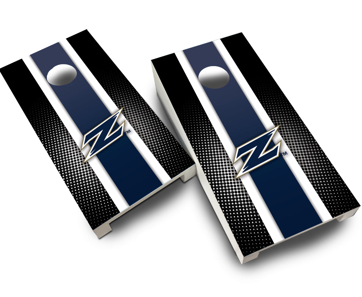 "Akron Striped" Tabletop Cornhole Boards