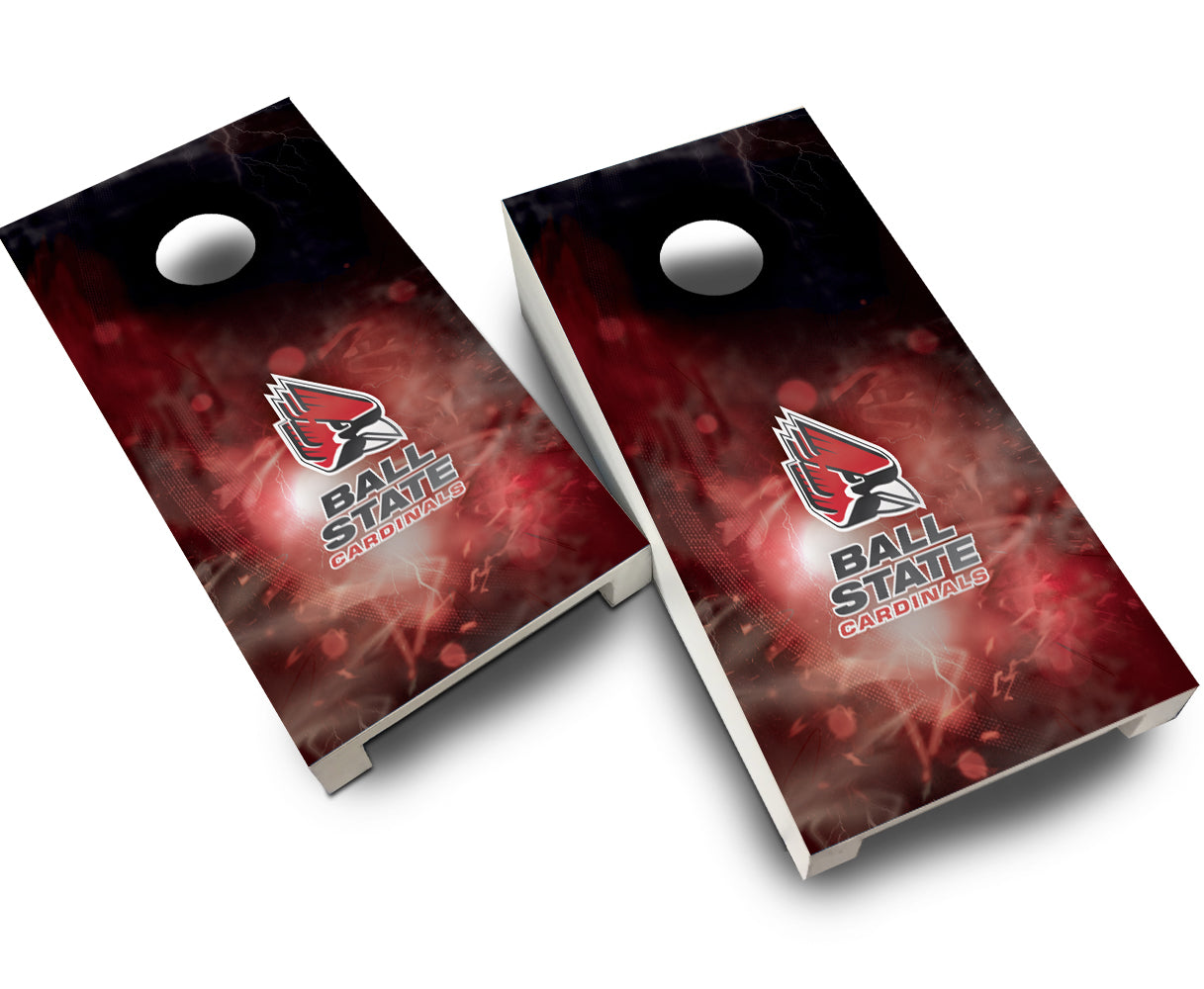 "Ball State Smoke" Tabletop Cornhole Boards