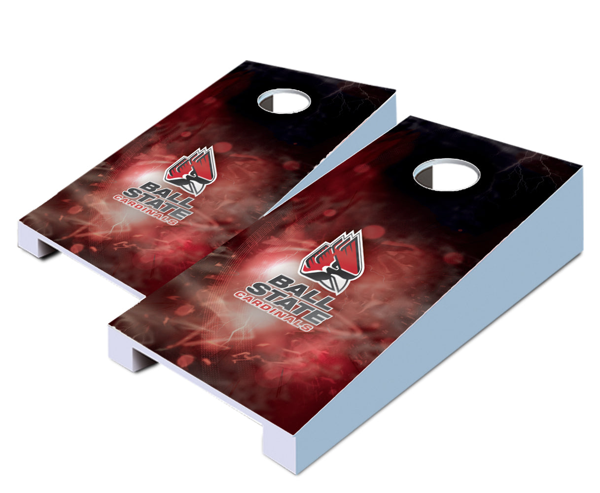 "Ball State Smoke" Tabletop Cornhole Boards