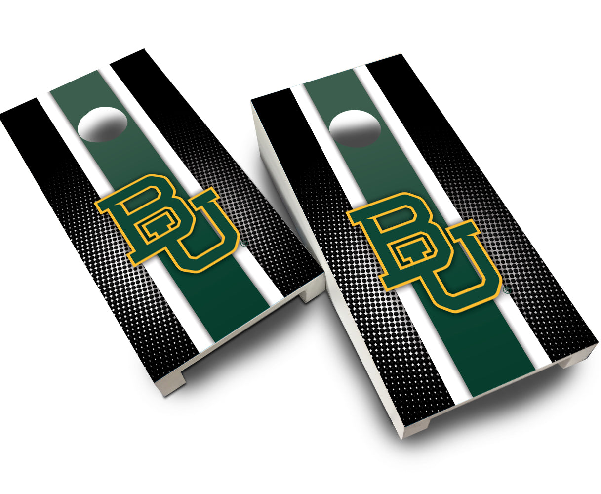 "Baylor Striped" Tabletop Cornhole Boards