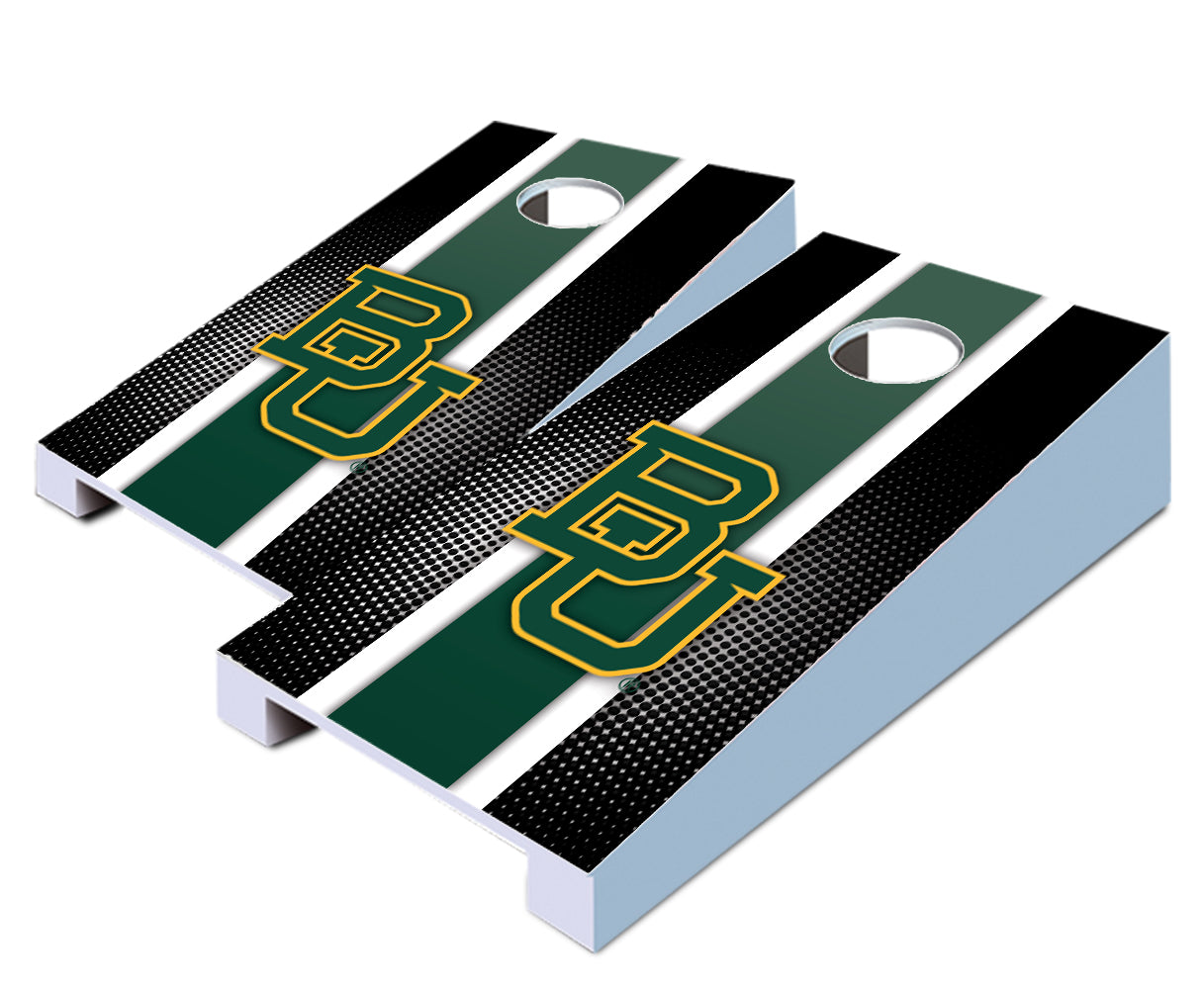 "Baylor Striped" Tabletop Cornhole Boards