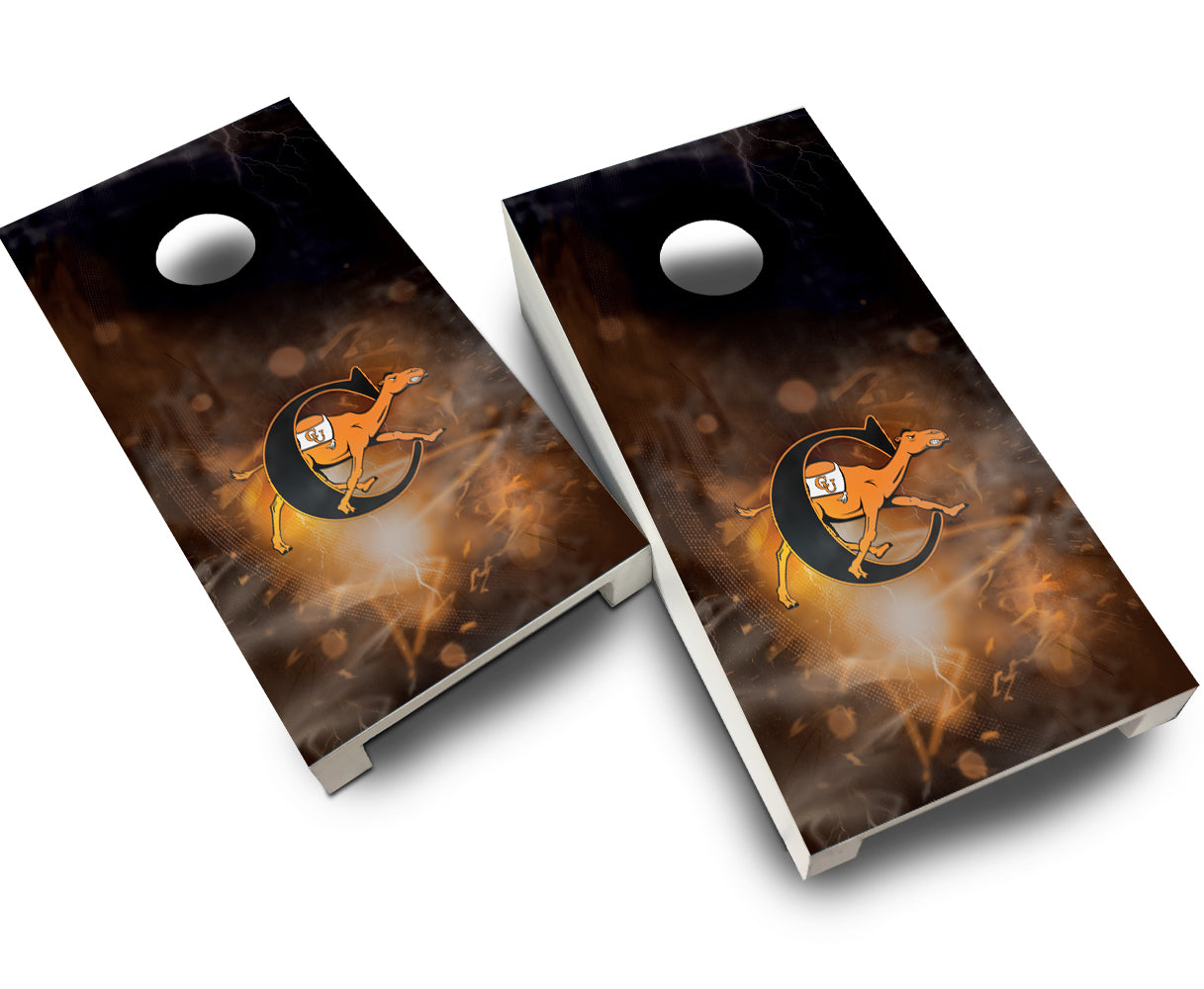 "Campbell Smoke" Tabletop Cornhole Boards