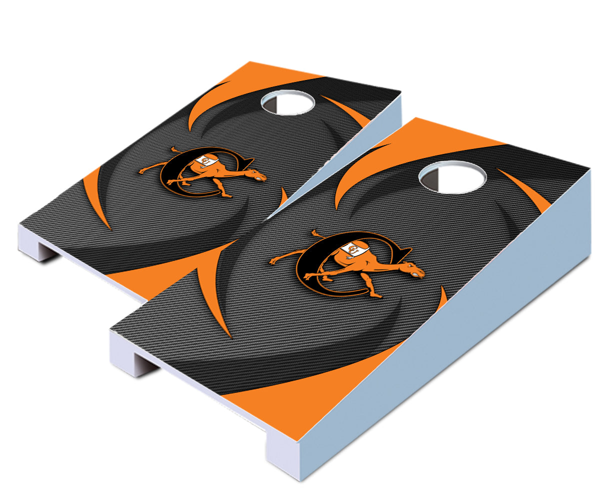 "Campbell Swoosh" Tabletop Cornhole Boards