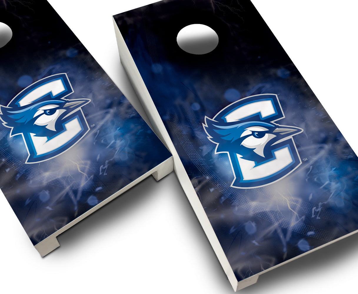 "Creighton Smoke" Tabletop Cornhole Boards