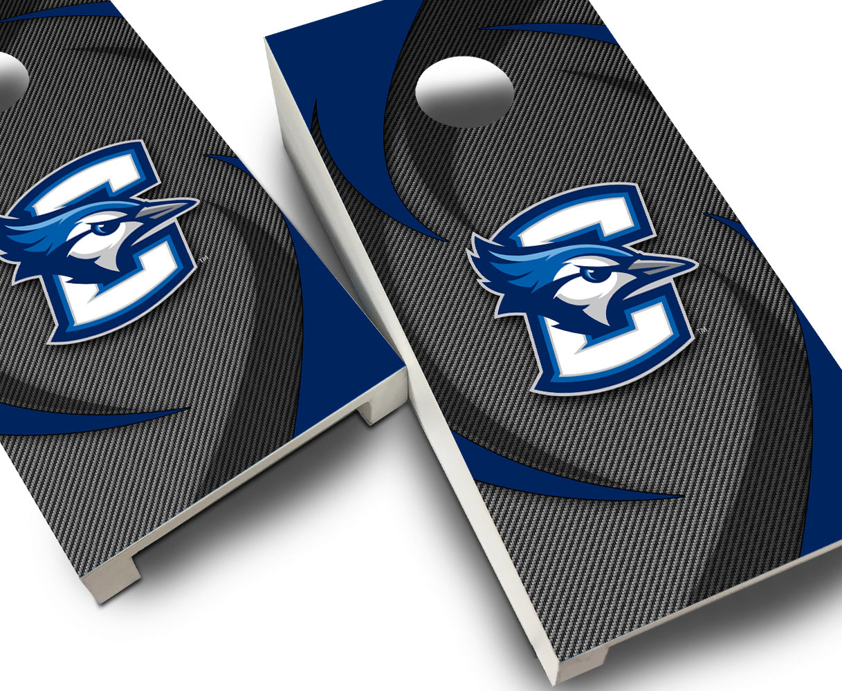 "Creighton Swoosh" Tabletop Cornhole Boards