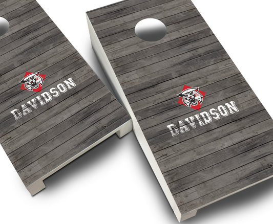 "Davidson Distressed" Tabletop Cornhole Boards