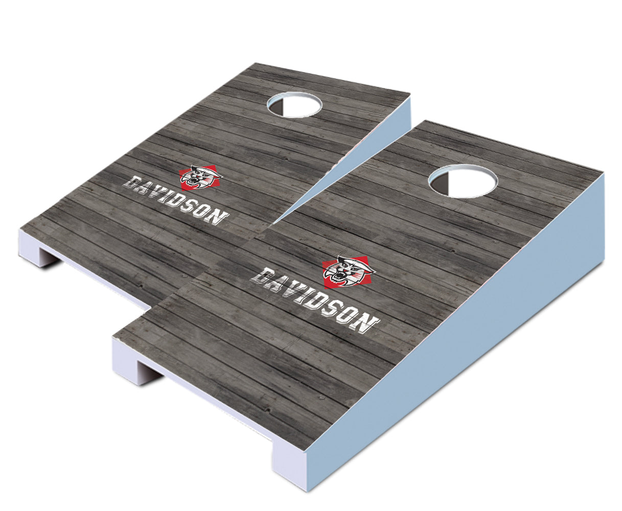"Davidson Distressed" Tabletop Cornhole Boards