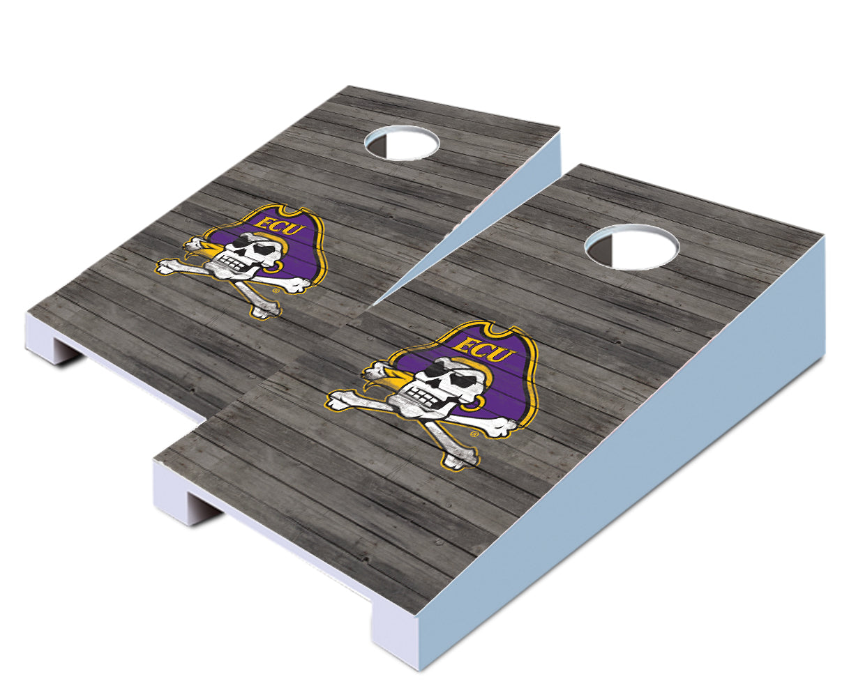 "East Carolina Distressed" Tabletop Cornhole Boards