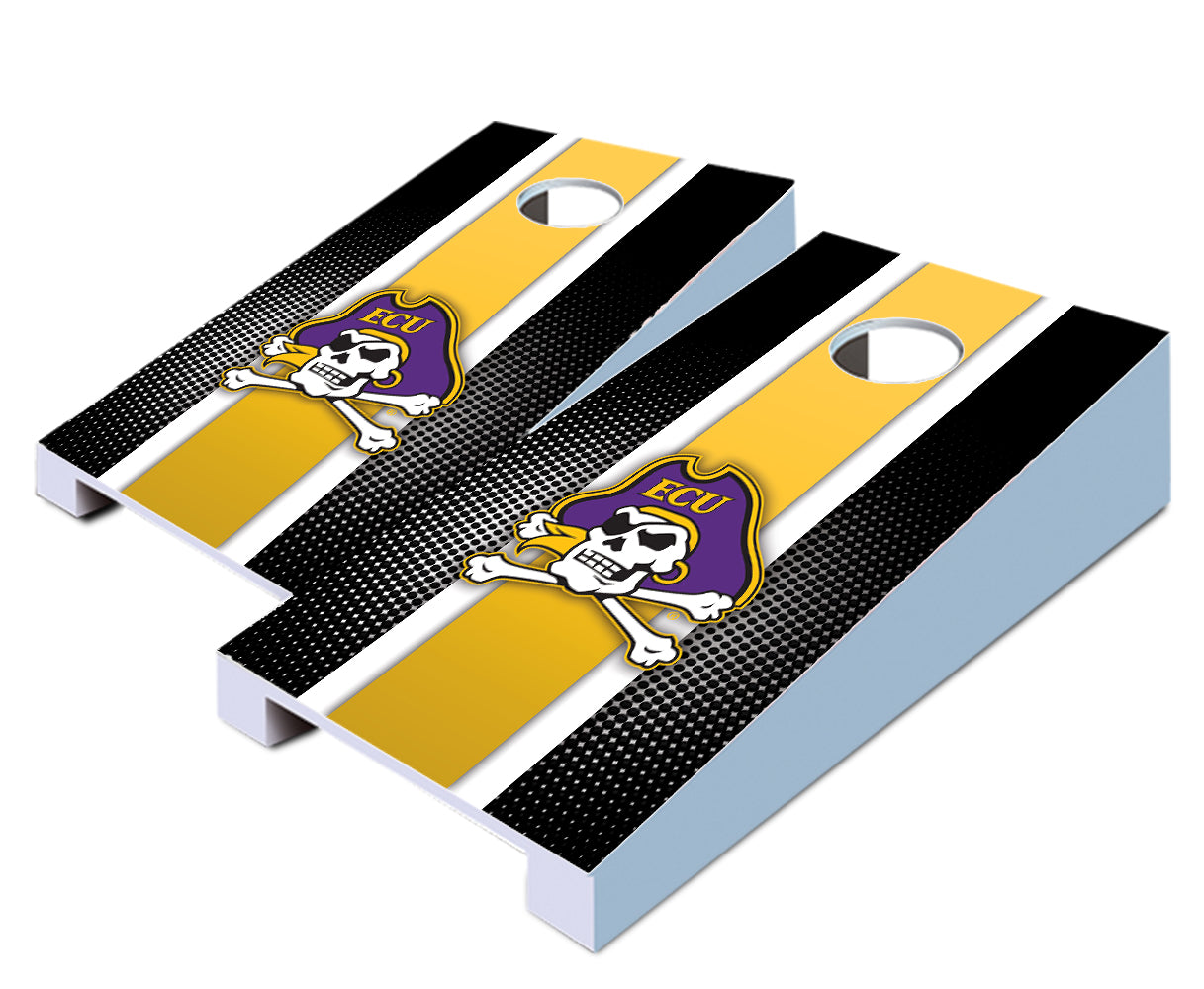 "East Carolina Striped" Tabletop Cornhole Boards