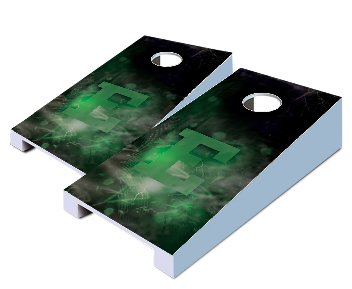 "Eastern Michigan Smoke" Tabletop Cornhole Boards