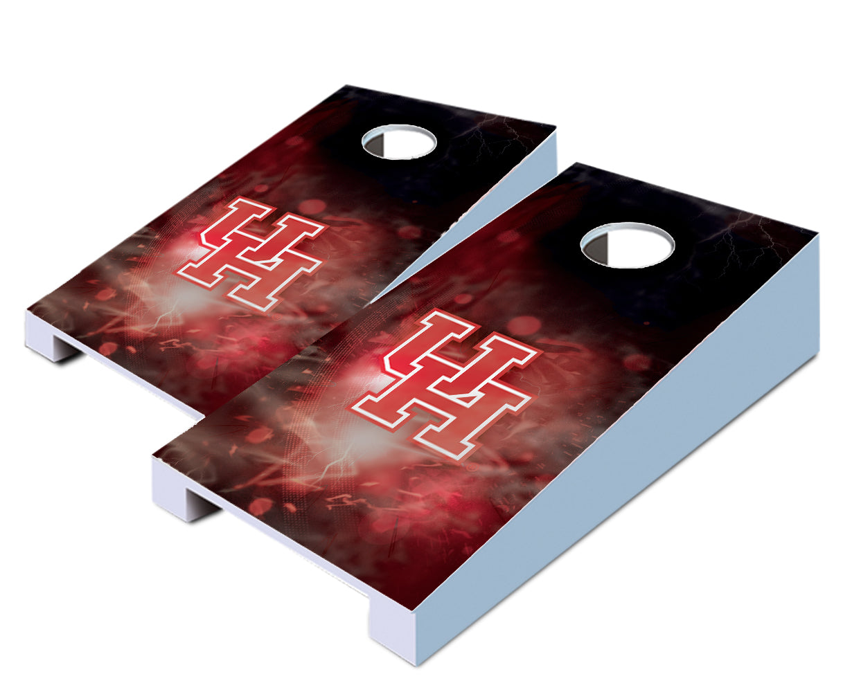 "Houston Smoke" Tabletop Cornhole Boards