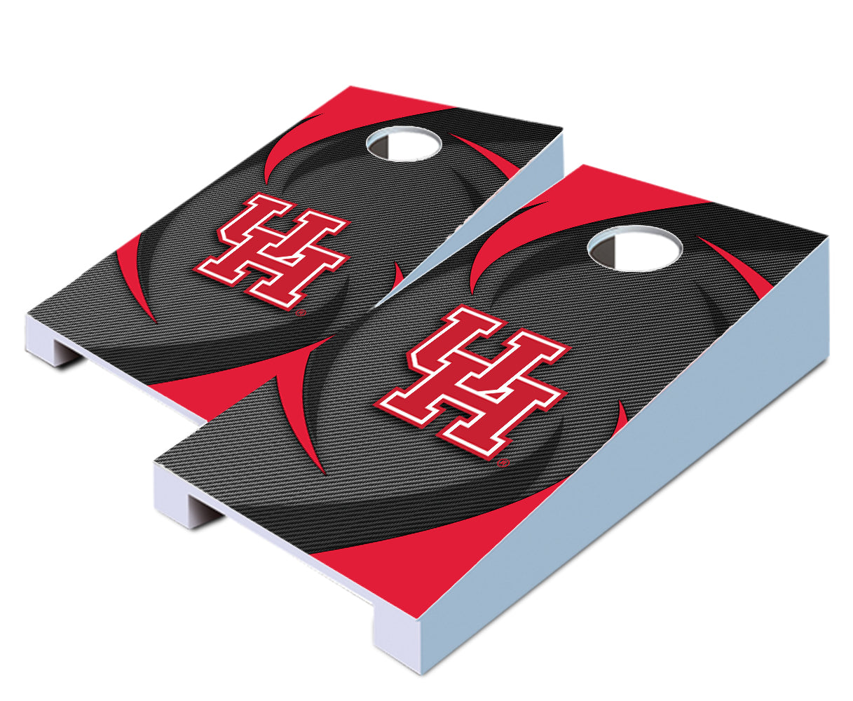 "Houston Swoosh" Tabletop Cornhole Boards