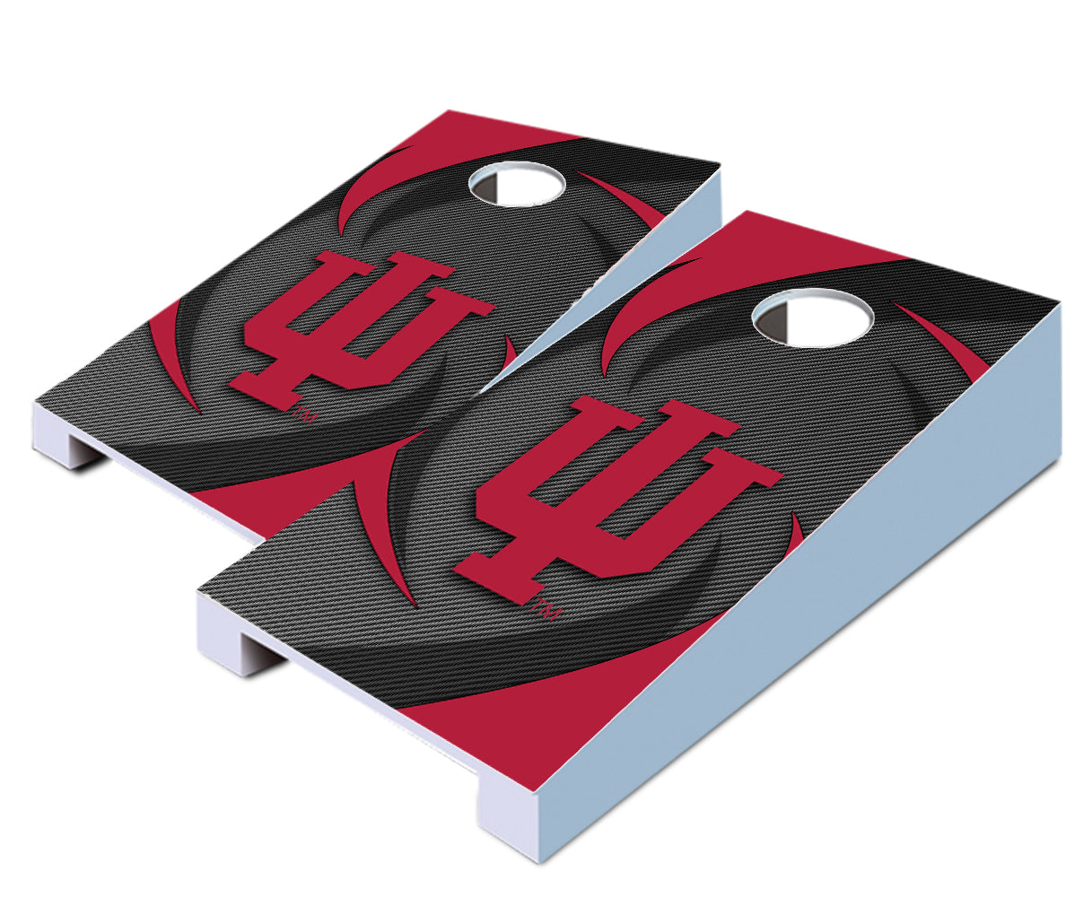 "Indiana Swoosh" Tabletop Cornhole Boards