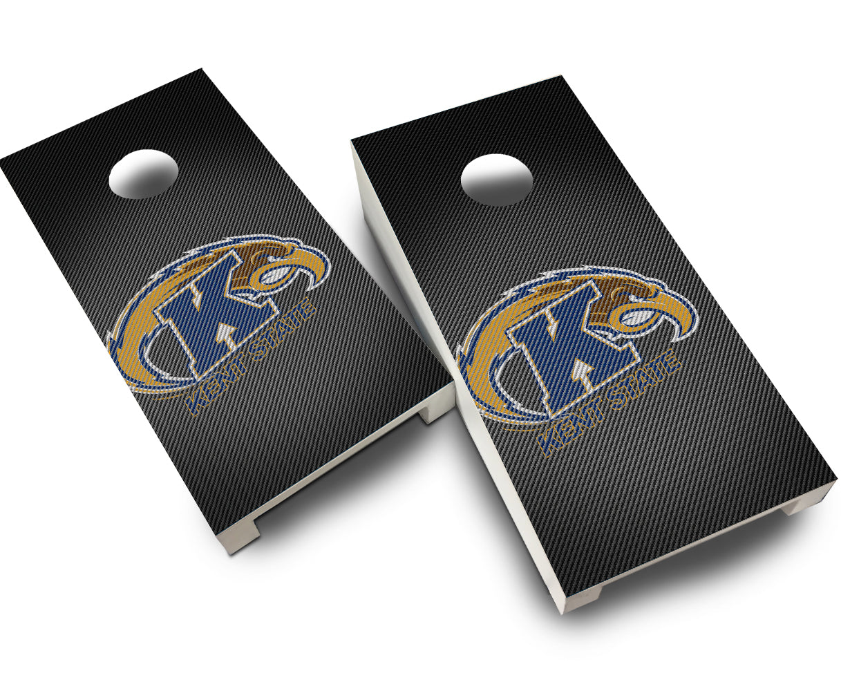 "Kent State Slanted" Tabletop Cornhole Boards