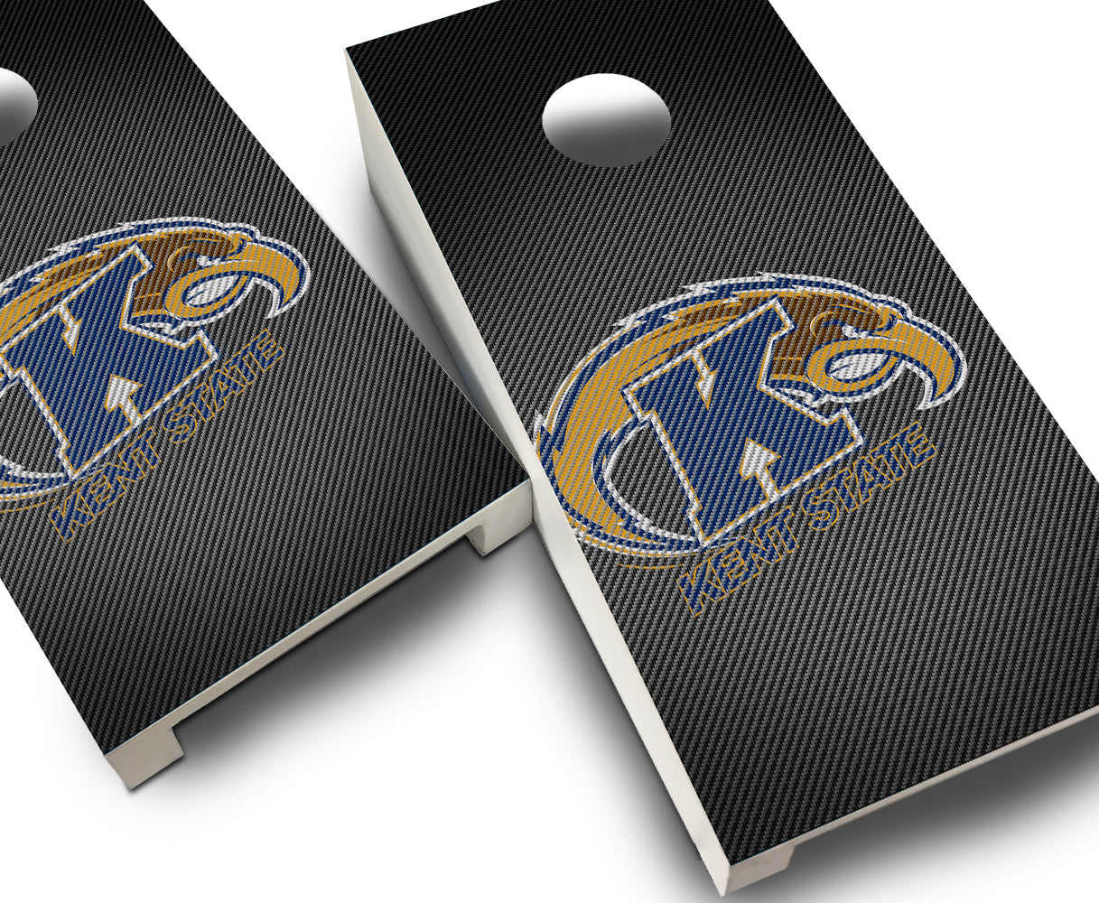 "Kent State Slanted" Tabletop Cornhole Boards