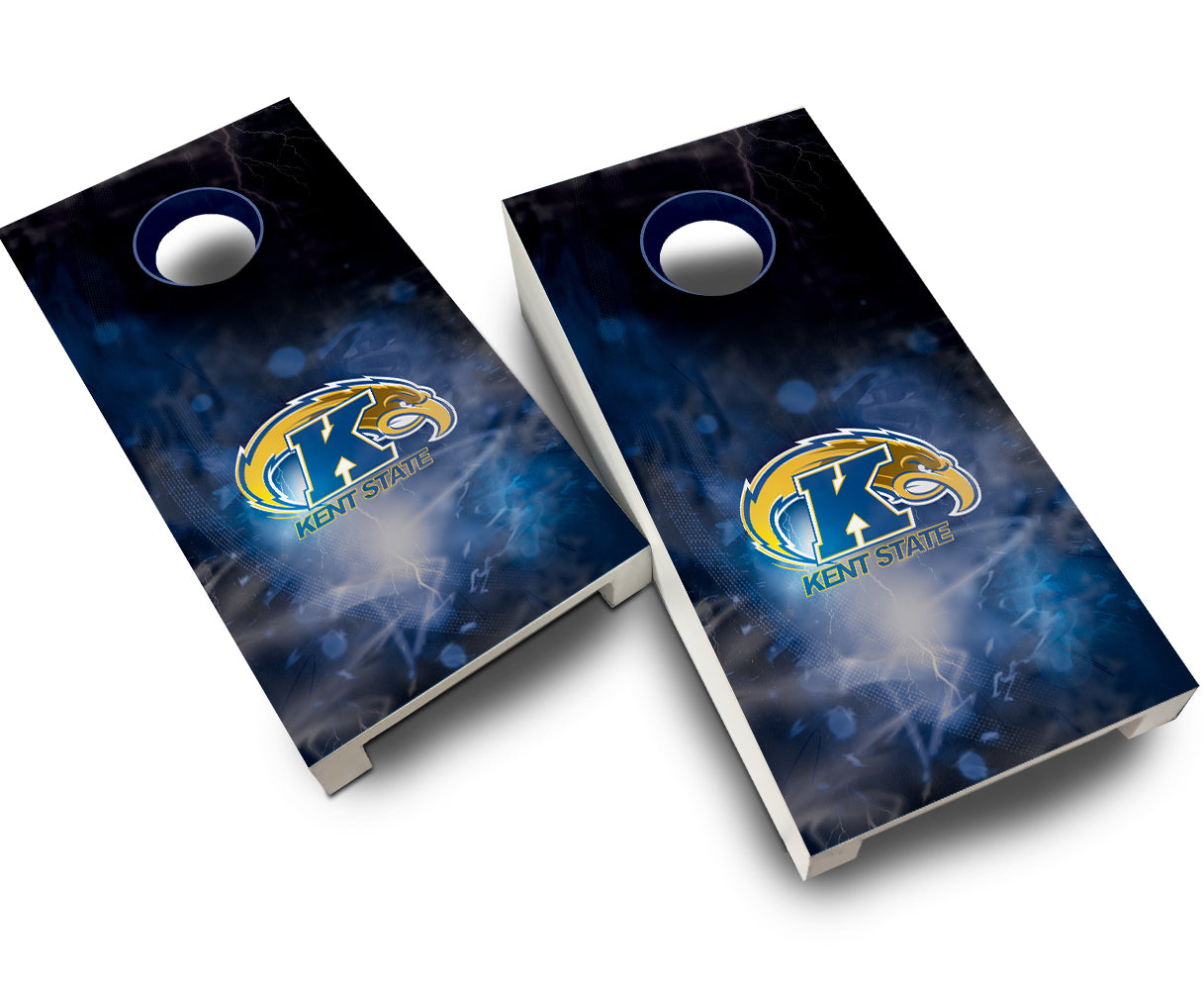 "Kent State Smoke" Tabletop Cornhole Boards