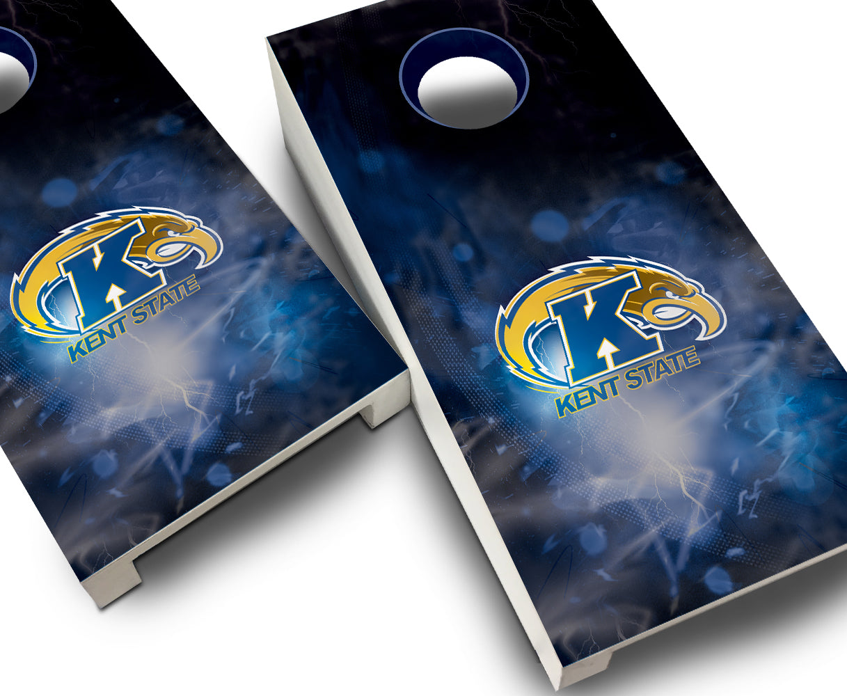 "Kent State Smoke" Tabletop Cornhole Boards