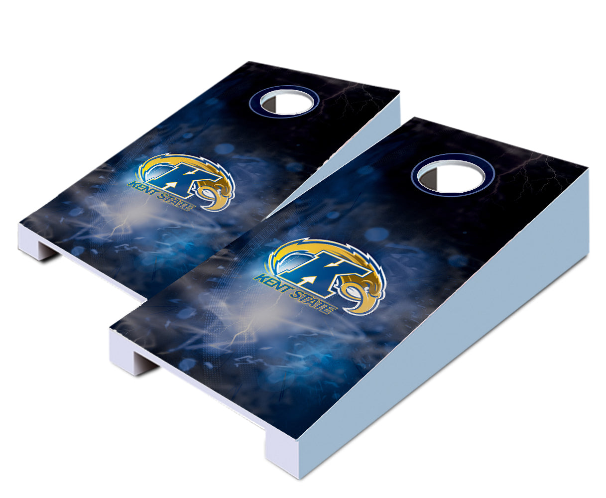 "Kent State Smoke" Tabletop Cornhole Boards