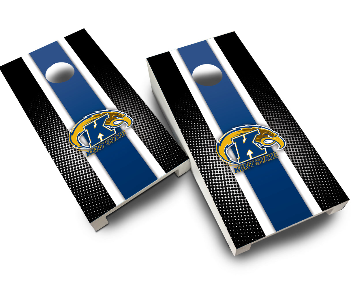 "Kent State Striped" Tabletop Cornhole Boards