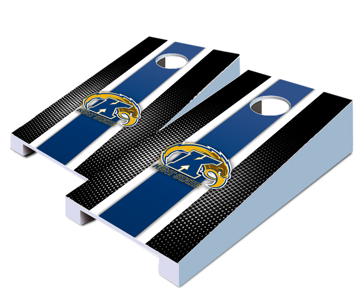 "Kent State Striped" Tabletop Cornhole Boards