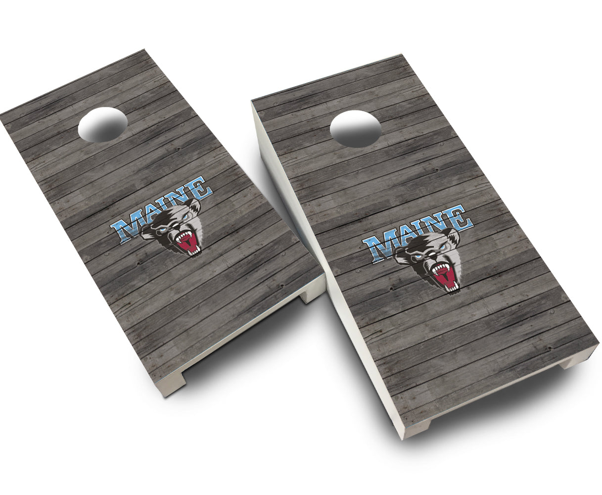 "Maine Distressed" Tabletop Cornhole Boards