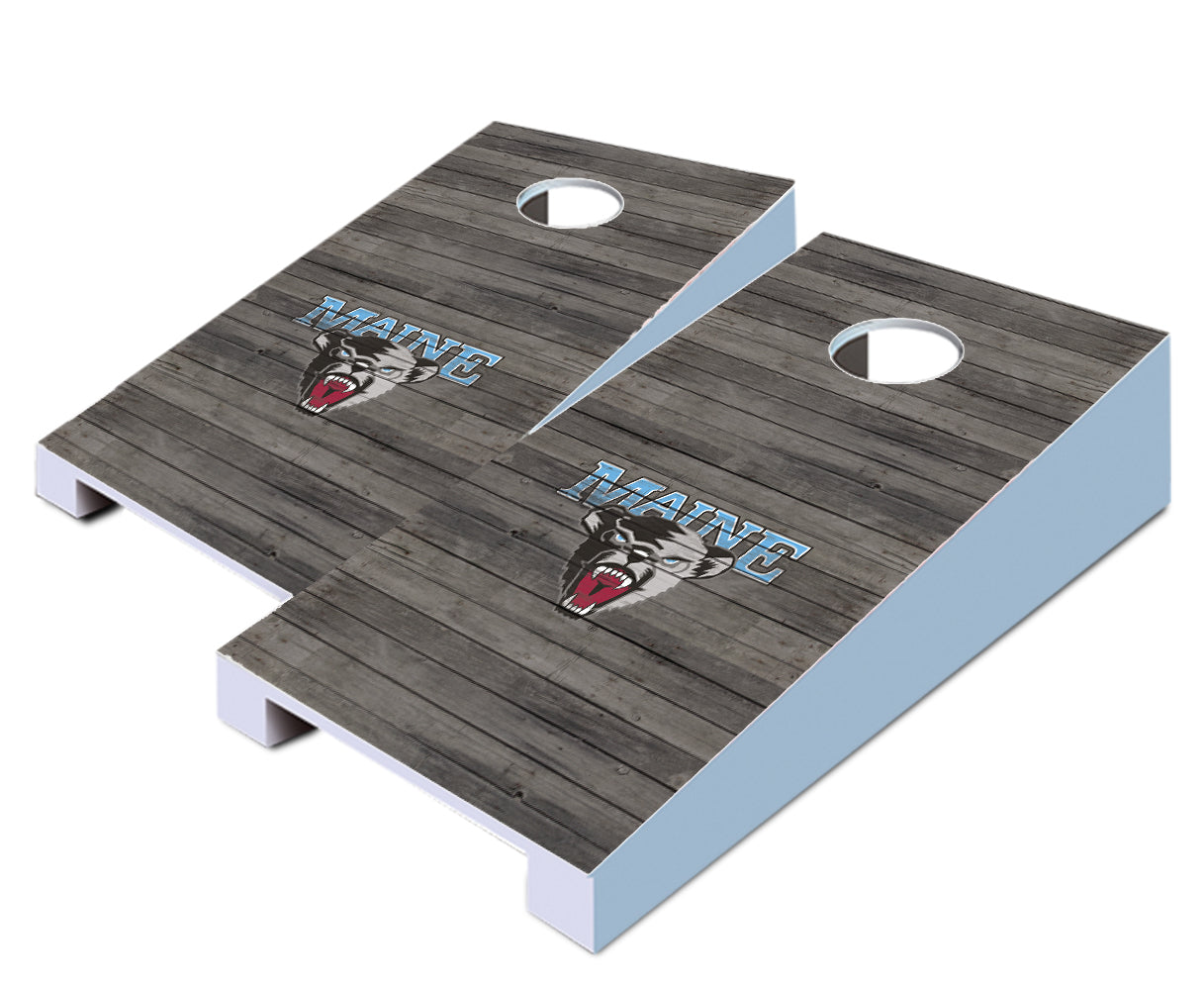 "Maine Distressed" Tabletop Cornhole Boards