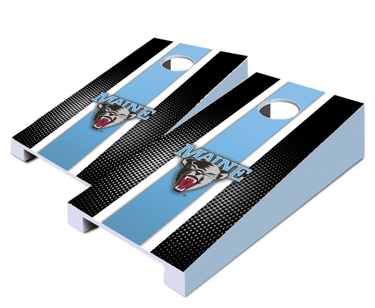 "Maine Striped" Tabletop Cornhole Boards