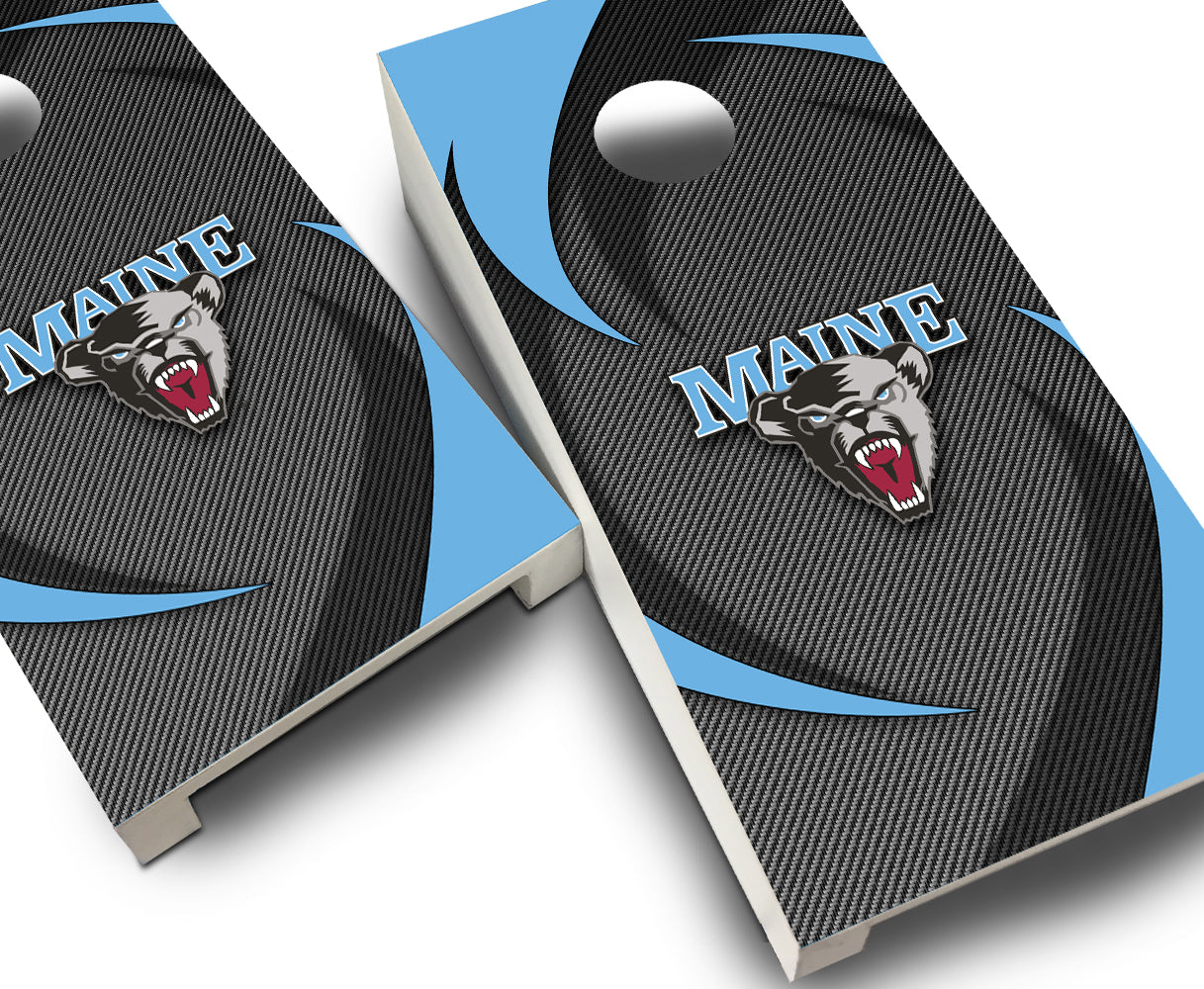 "Maine Swoosh" Tabletop Cornhole Boards