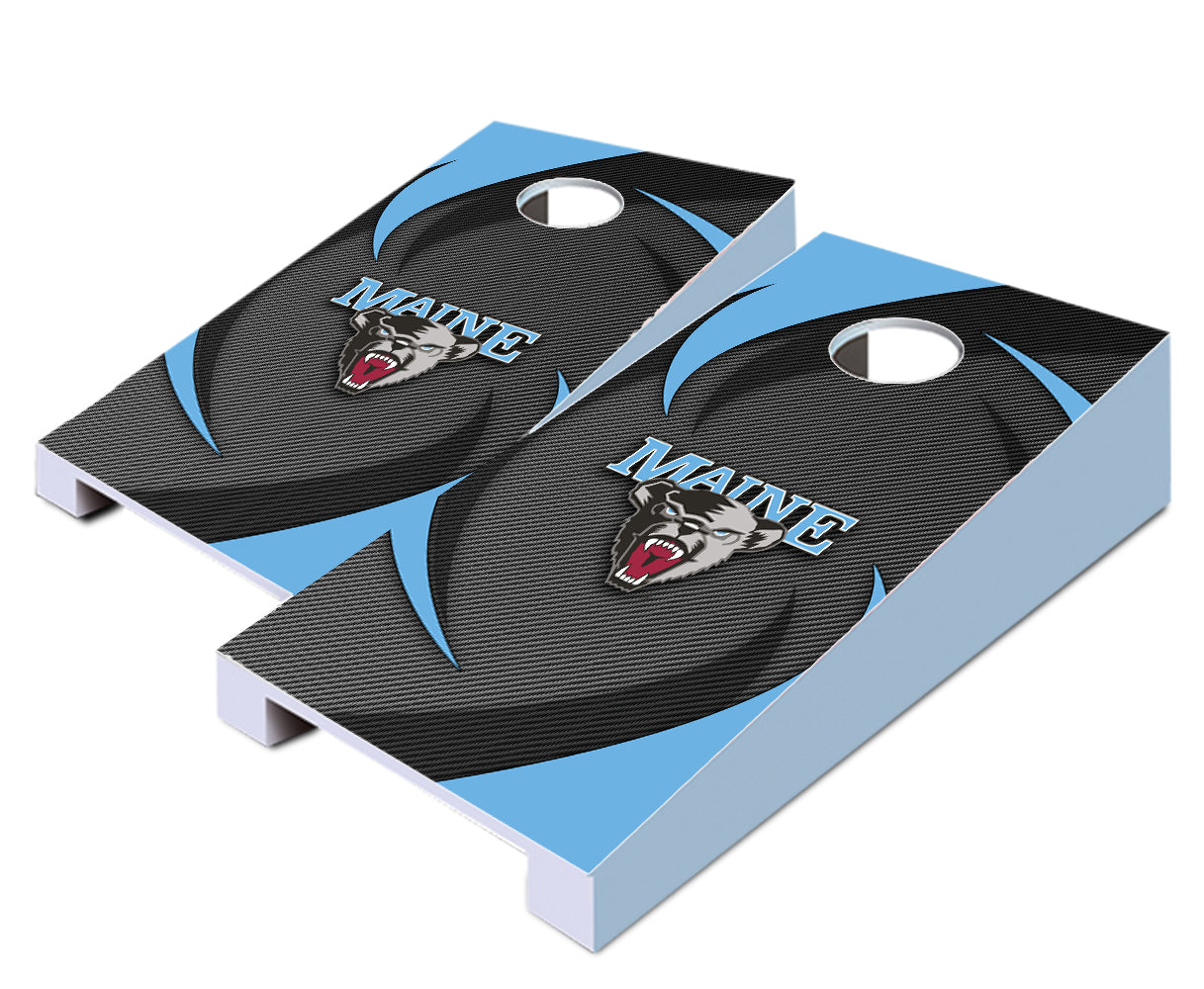 "Maine Swoosh" Tabletop Cornhole Boards