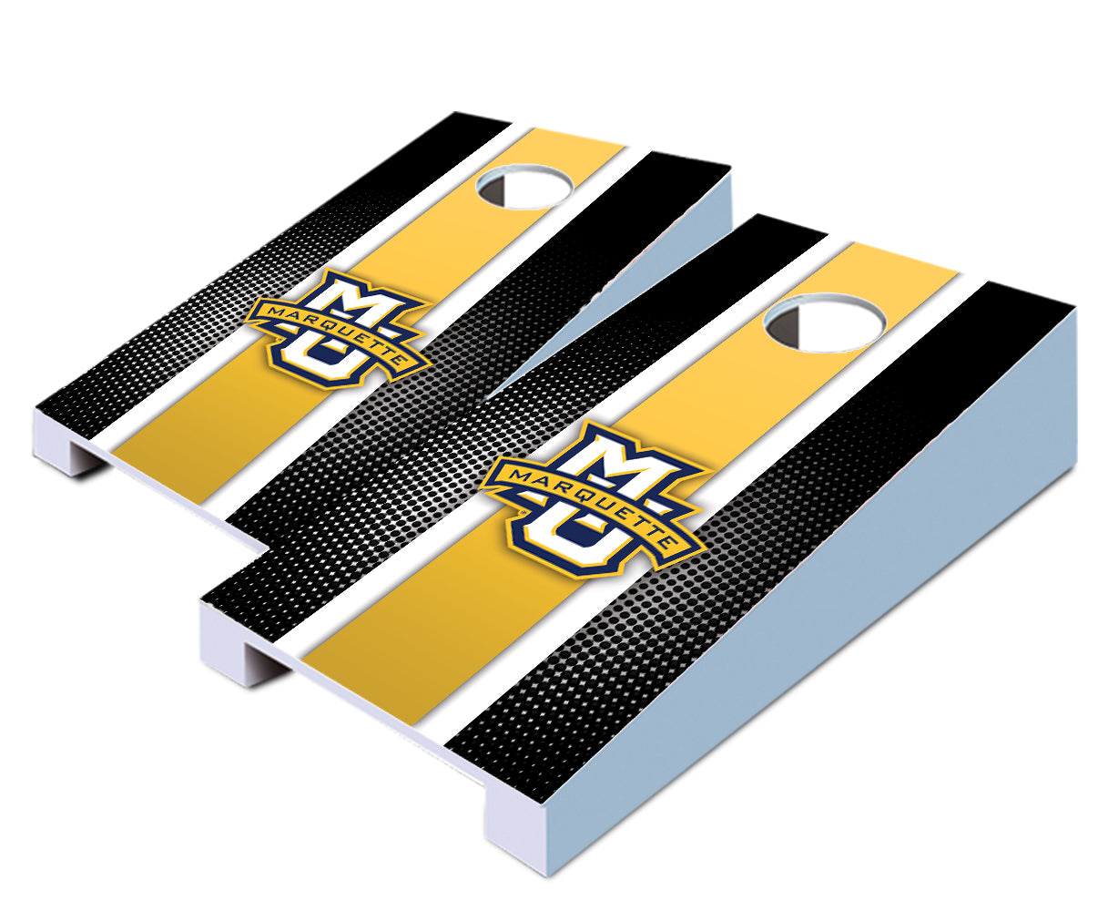 "Marquette Striped" Tabletop Cornhole Boards