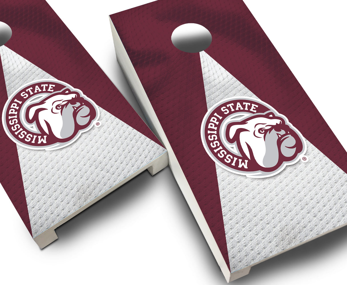 "Mississippi State Jersey" Tabletop Cornhole Boards