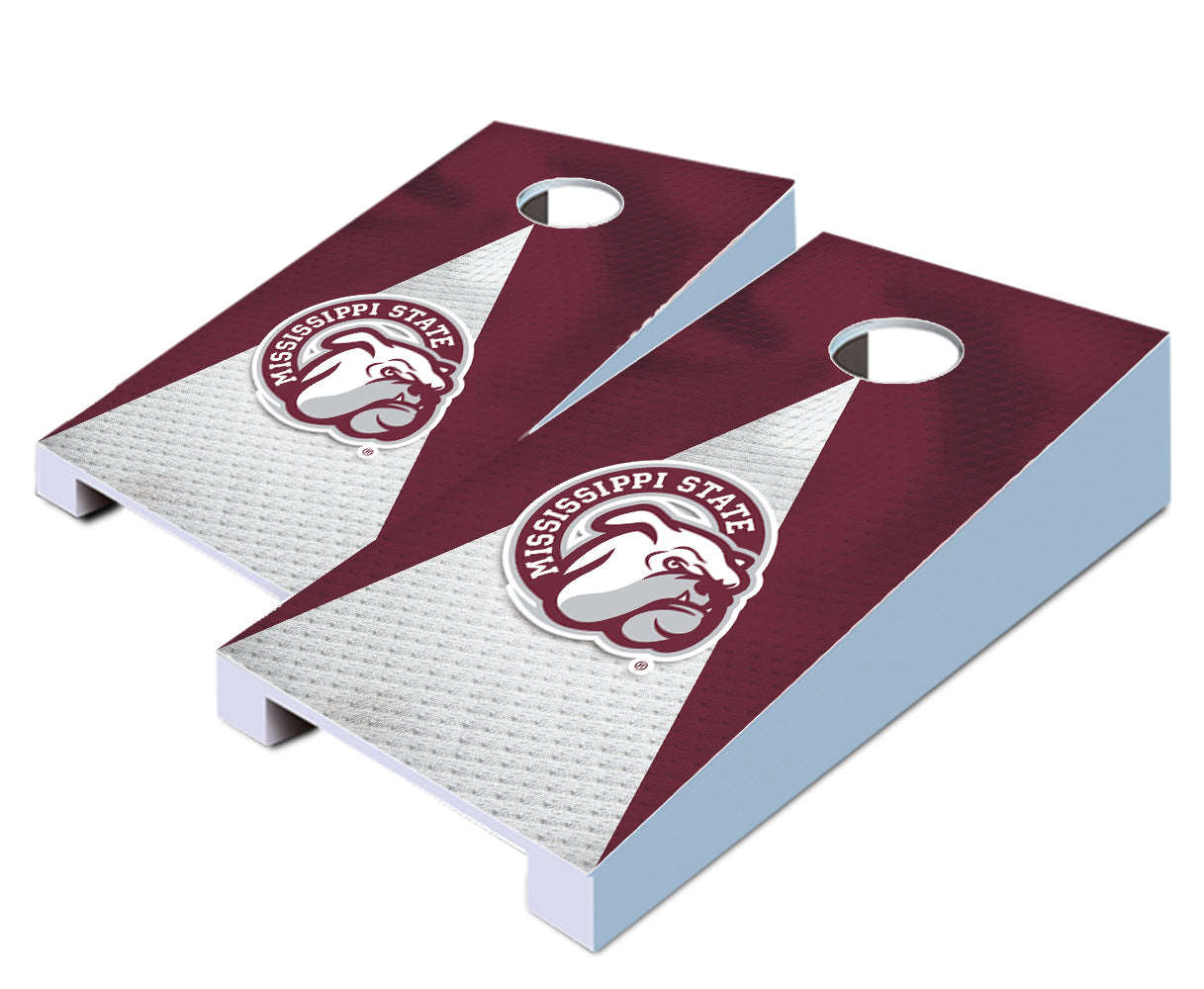 "Mississippi State Jersey" Tabletop Cornhole Boards