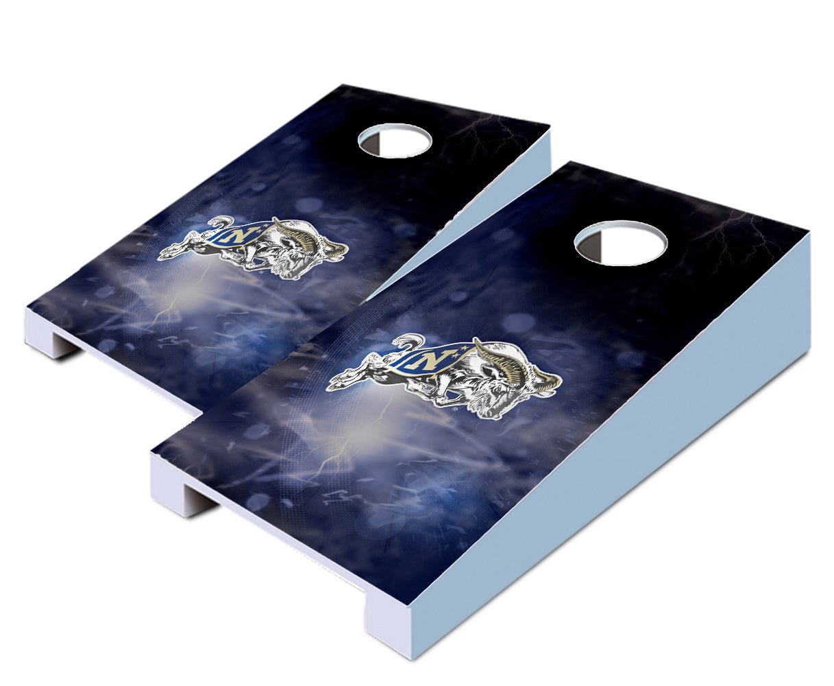 "Navy Smoke" Tabletop Cornhole Boards
