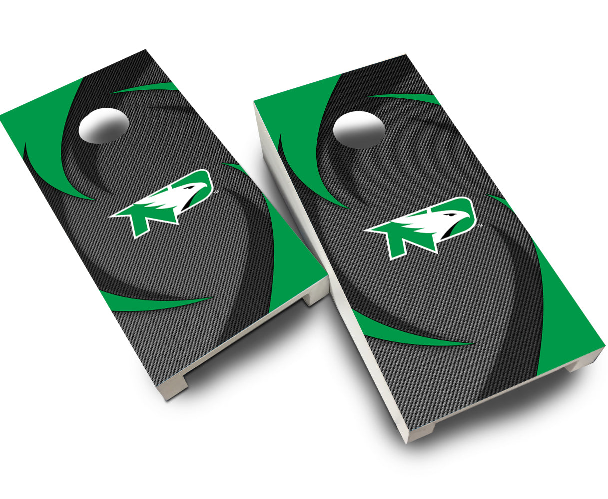 "North Dakota Swoosh" Tabletop Cornhole Boards