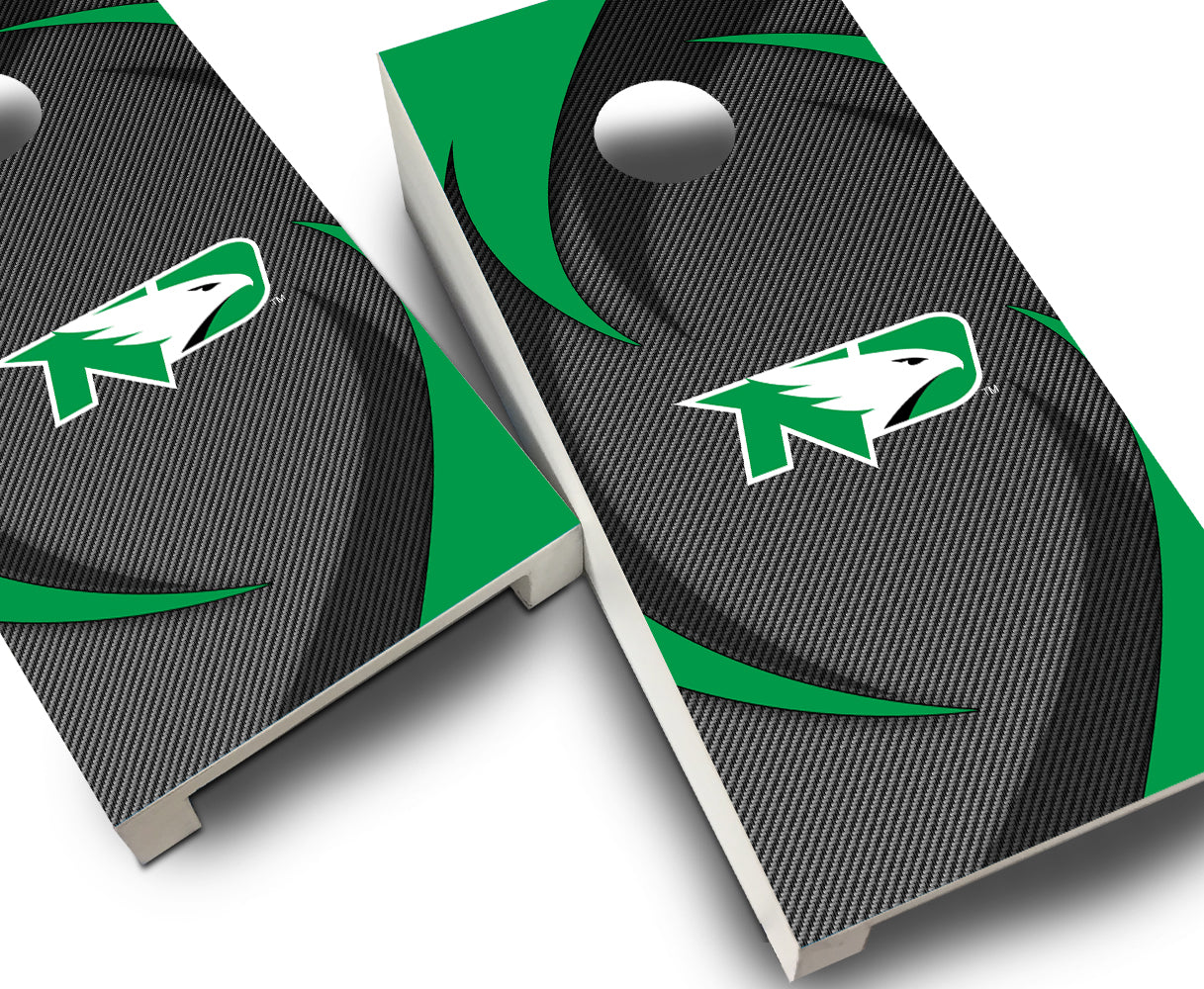 "North Dakota Swoosh" Tabletop Cornhole Boards