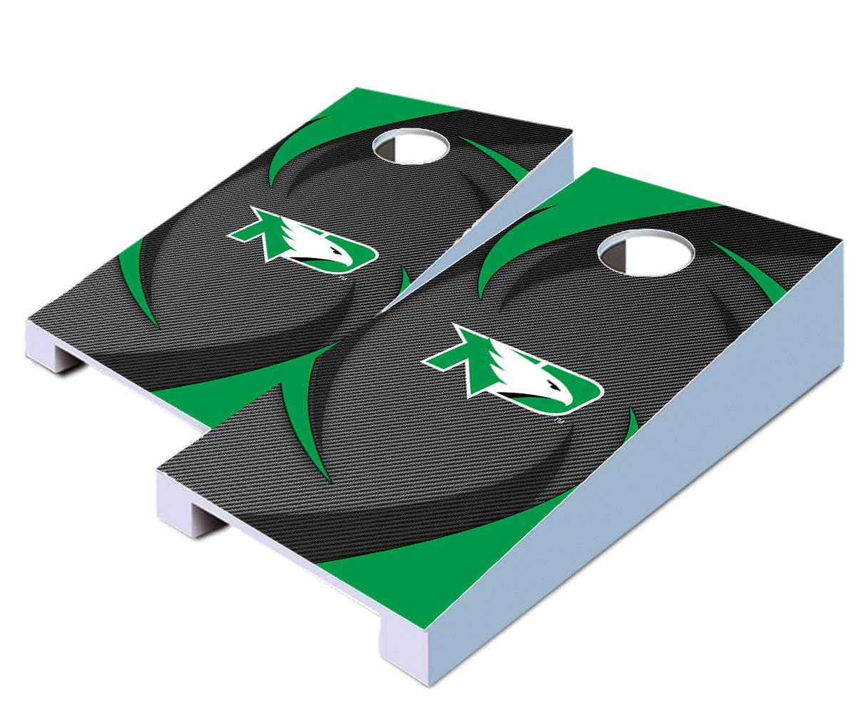 "North Dakota Swoosh" Tabletop Cornhole Boards